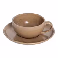 فنجان و نعلبکی لته 452714 BVK، رنگ نسکافه ای