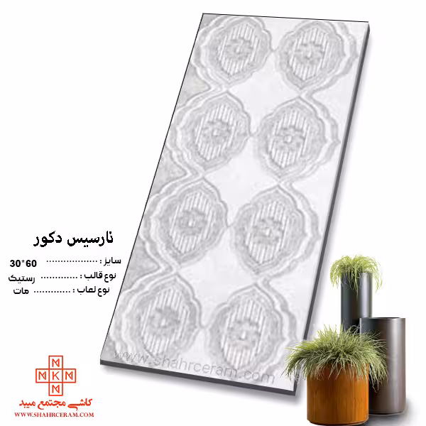 سرامیک نارسیس دکور 60*30 کاشی مجتمع