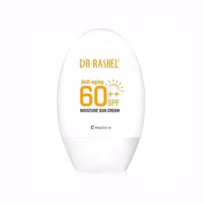 ضد آفتاب روشن کننده پوست دکتر راشل SPF60   حجم 60 میلی لیتر