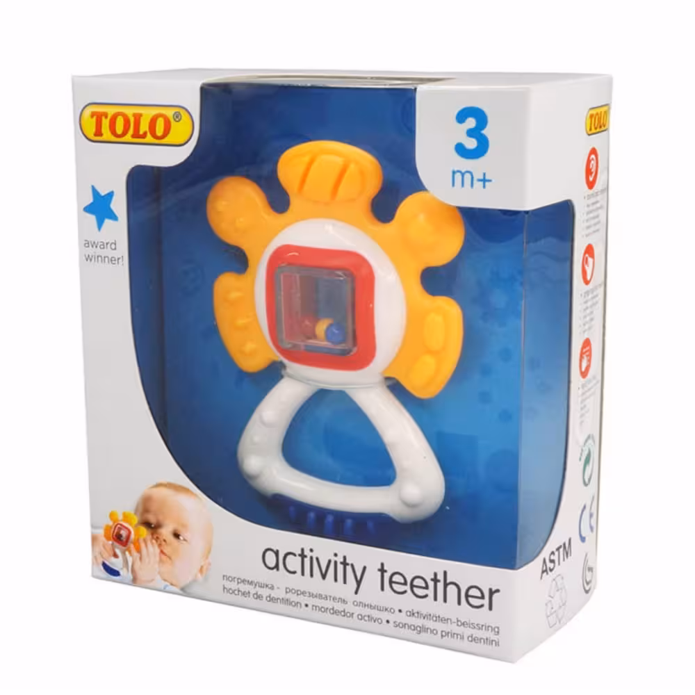 قیمت دندان گیر جغجغه ای Activity Teether Tolo