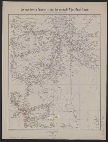 خرید و دانلود نسخه کامل کتاب Die neue Grenze Kameruns gegen das englische Niger-Benue-Gebiet Abkommen vom 14 April und 15 November 1893