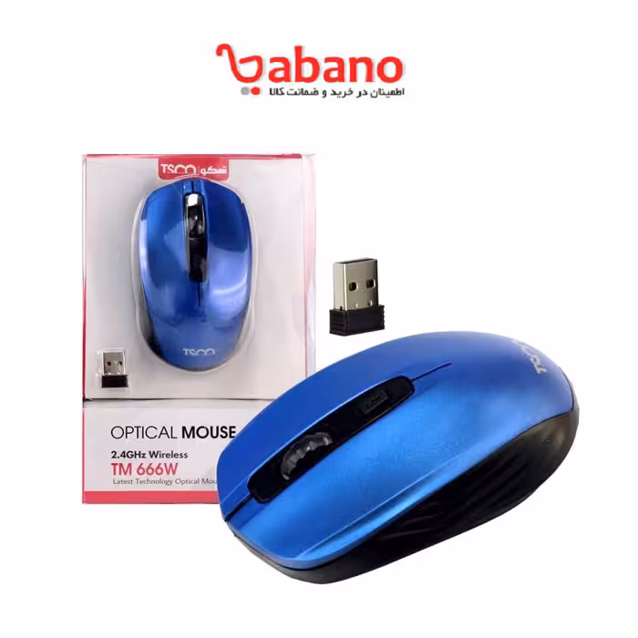 ماوس بی سیم تسکو مدل TM-666w