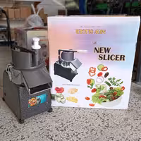 اسلایسر برقی یک اسب ظرفیت اسلایس 30 کیلو در ساعت  ارسال با تیپاکس پسکرایه دستگاه اسلایسر برقی آرمان صنعت 