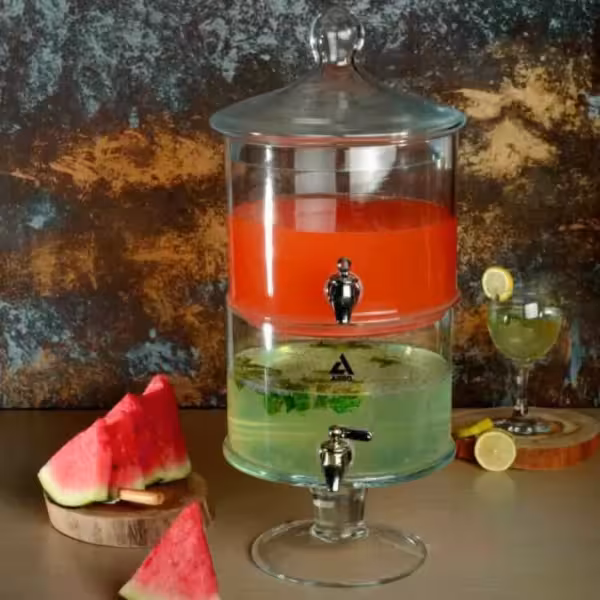 کلمن شیشه ای دو طبقه تمام بلور آرکو