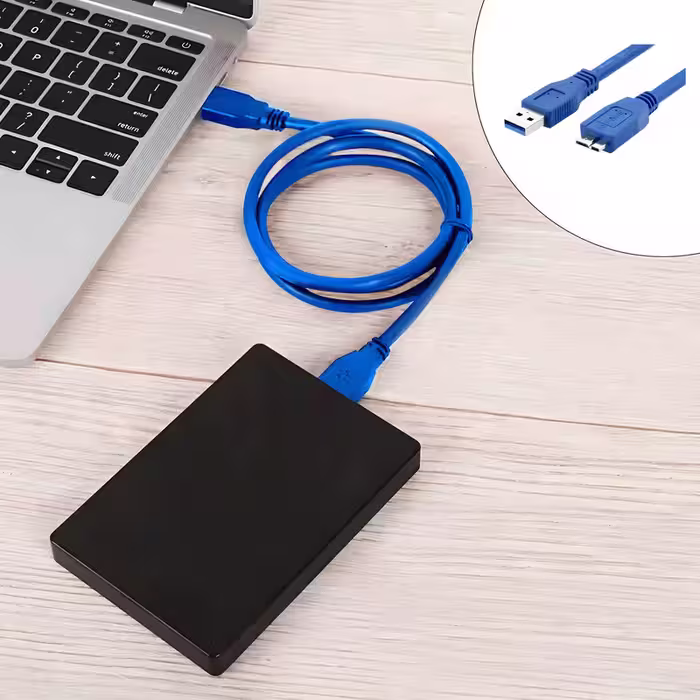 کابل هارد USB 3.0 کی نت مدل K-CUHD3006 طول 0.6 متر