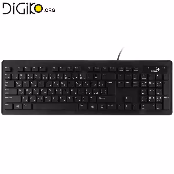 کیبورد جنیوس سیم دار Slim Star-130