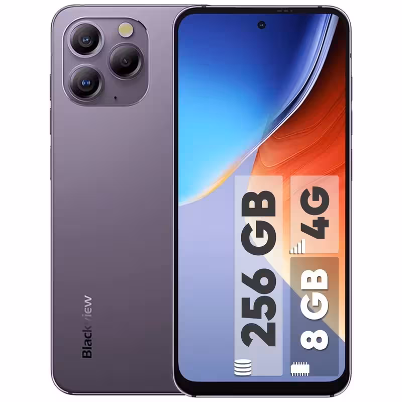 گوشی موبایل بلک ویو مدل A96 دو سیم کارت ظرفیت 256 گیگابایت و رم 8 گیگابایت