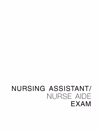 خرید و دانلود نسخه کامل کتاب Nursing assistant - nurse aide exam