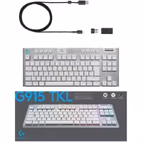 کیبورد لاجیتک Keyboard Logitech G915 TKL Wireless White