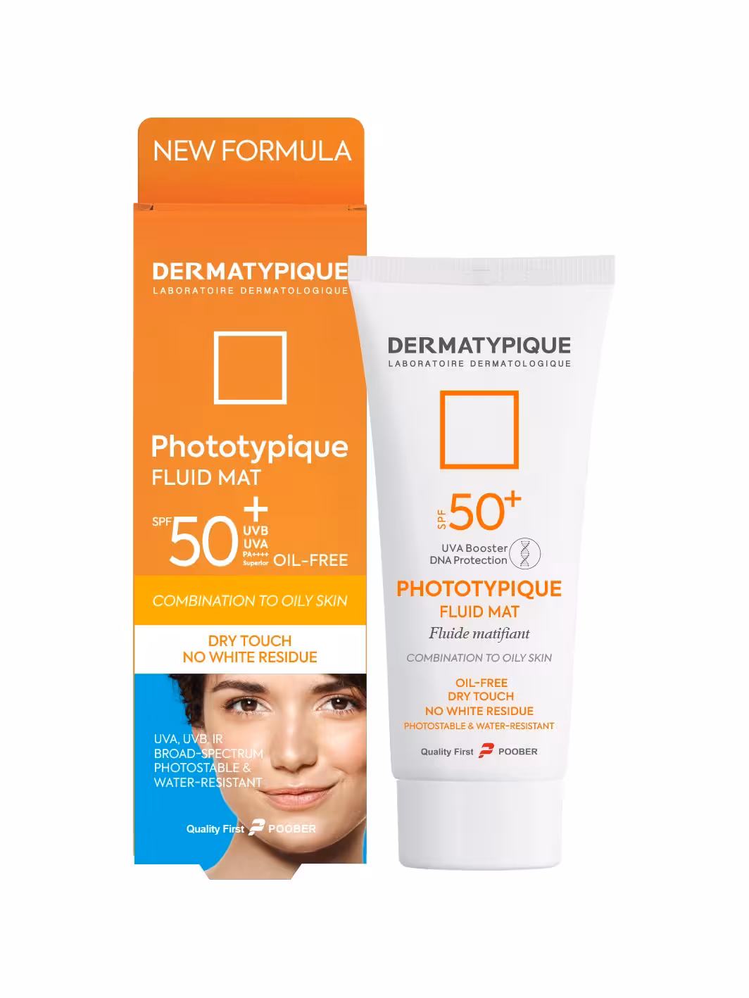 ضد آفتاب فلویید مت بی رنگ SPF50 درماتیپیک 50میل