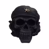 مجسمه مدل اسکلت جمجمه طرح چگوارا  پلی استر