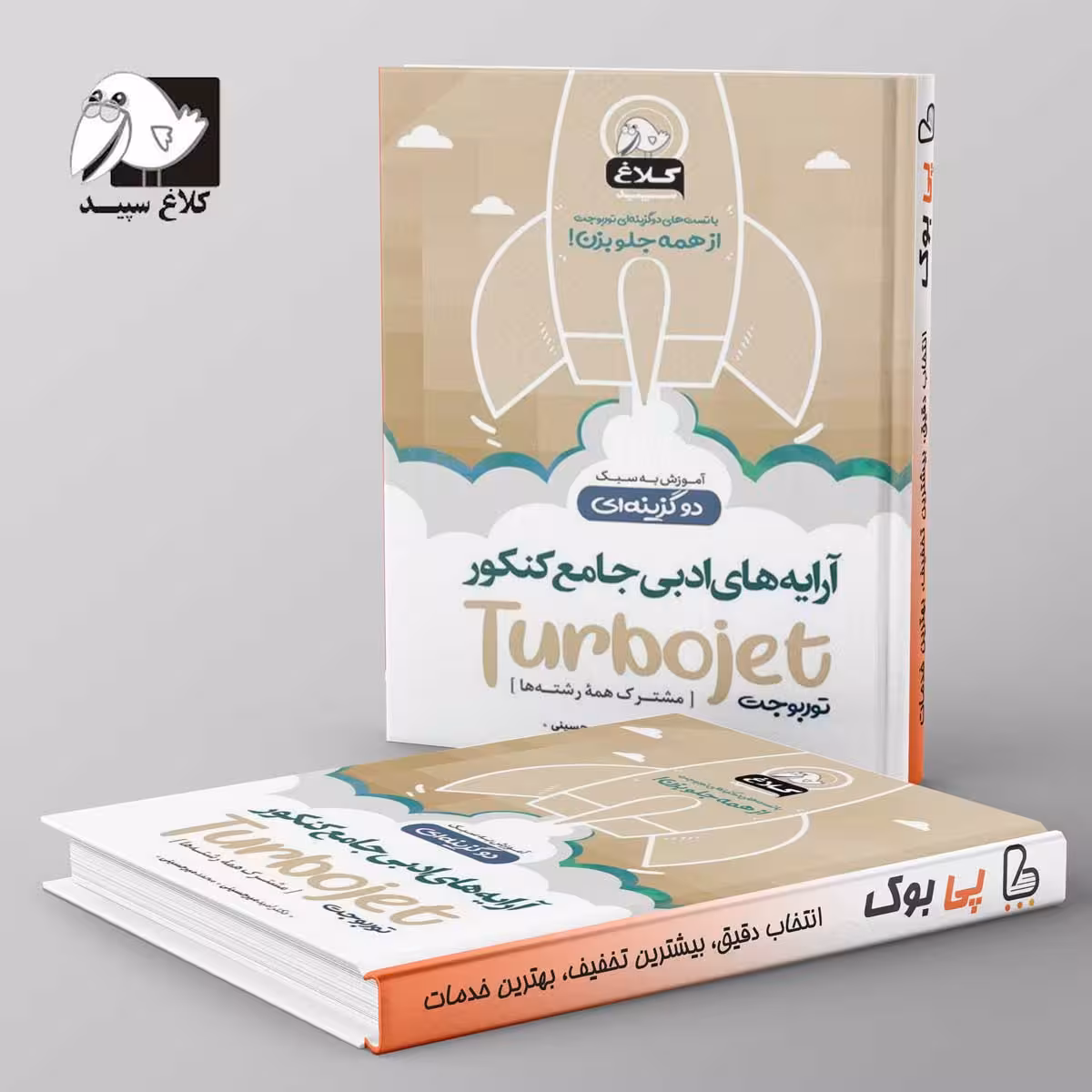 آرایه های ادبی کنکور تست دو گزینه ای توربوجت کلاغ سپید