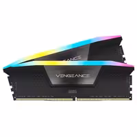 رم DDR5 دسکتاپ 48 گیگابایت 6000MHz CL30 کورسیر مدل Vengance RGB Black دو کاناله