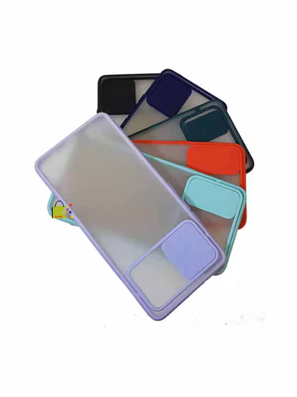 قاب پشت مات با محافظ لنز کشویی گوشی سامسونگ A72