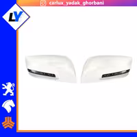 قاب آینه (فلاپ) کوییک ساینا راهنما دار سفید