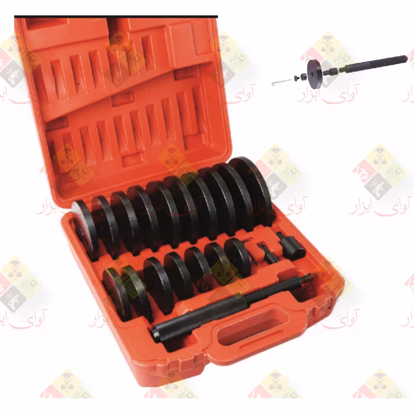 کیت 21 پارچه پَد بلبرینگ جازَن 70-150 میلیمتر LK مدل B1034