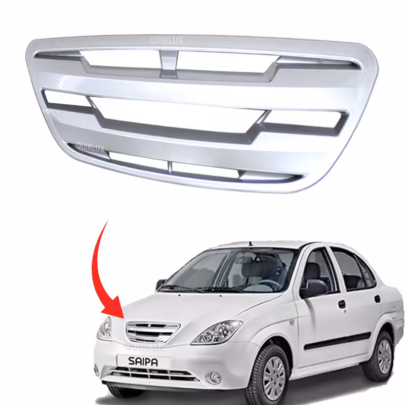 جلوپنجره تیبا کادیلاکی – نقره ای