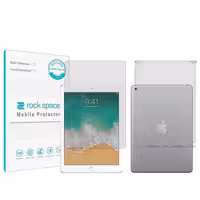محافظ صفحه نمایش شفاف راک اسپیس مدل Hygel مناسب برای تبلت اپل iPad 9.7 (2018) به همراه محافظ پشت تبلت