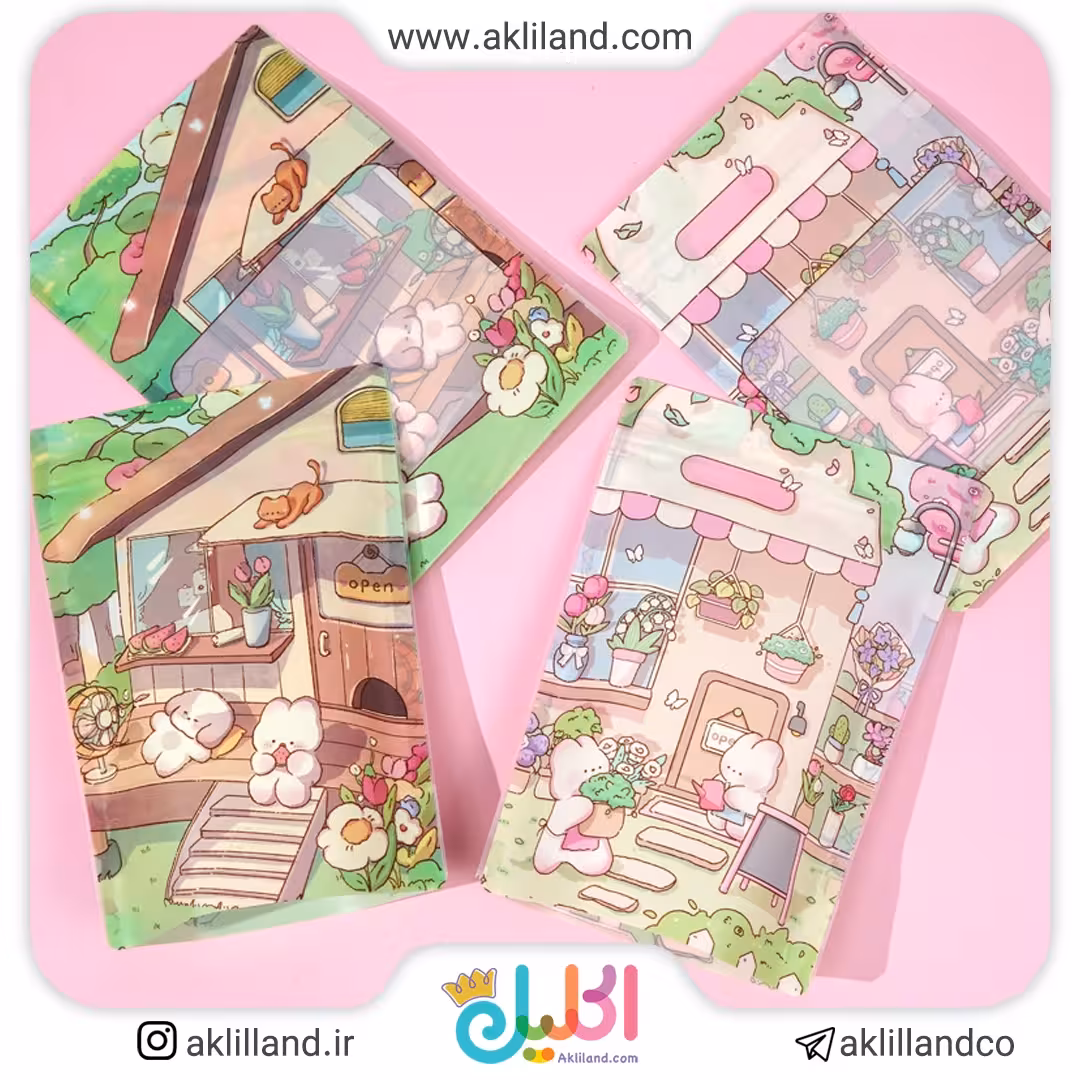 زیپ کیپ دسته دار کلبه خرس بازیگوش