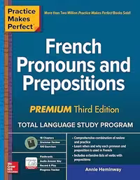 خرید کتاب فرانسوی Practice Makes Perfect French Pronouns and Prepositions Premium Third Edition