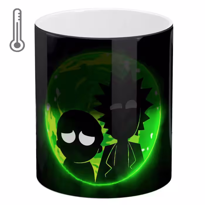 خرید ماگ-لیوان حرارتی آبنبات رنگی  Rick and Morty کد ARM0705