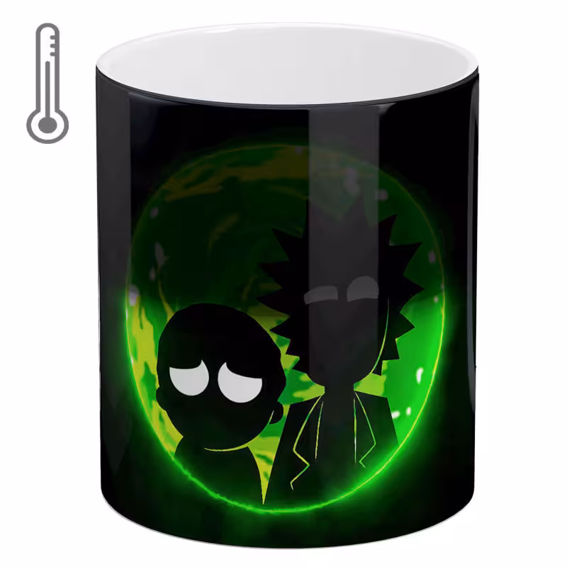 خرید ماگ-لیوان حرارتی آبنبات رنگی  Rick and Morty کد ARM0705