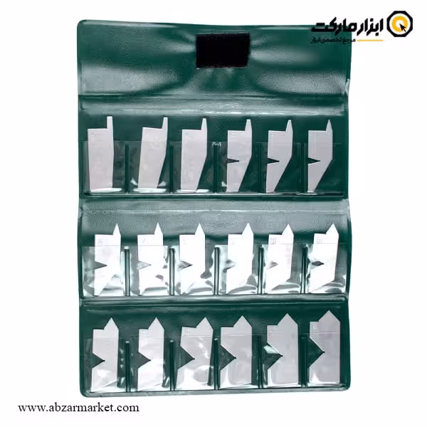 ست شابلون زاویه سنج اینسایز 18 پارچه مدل 4807