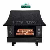 بخاری گازی شومینه ای نیک کالا 25000 مدل ثمین MC25