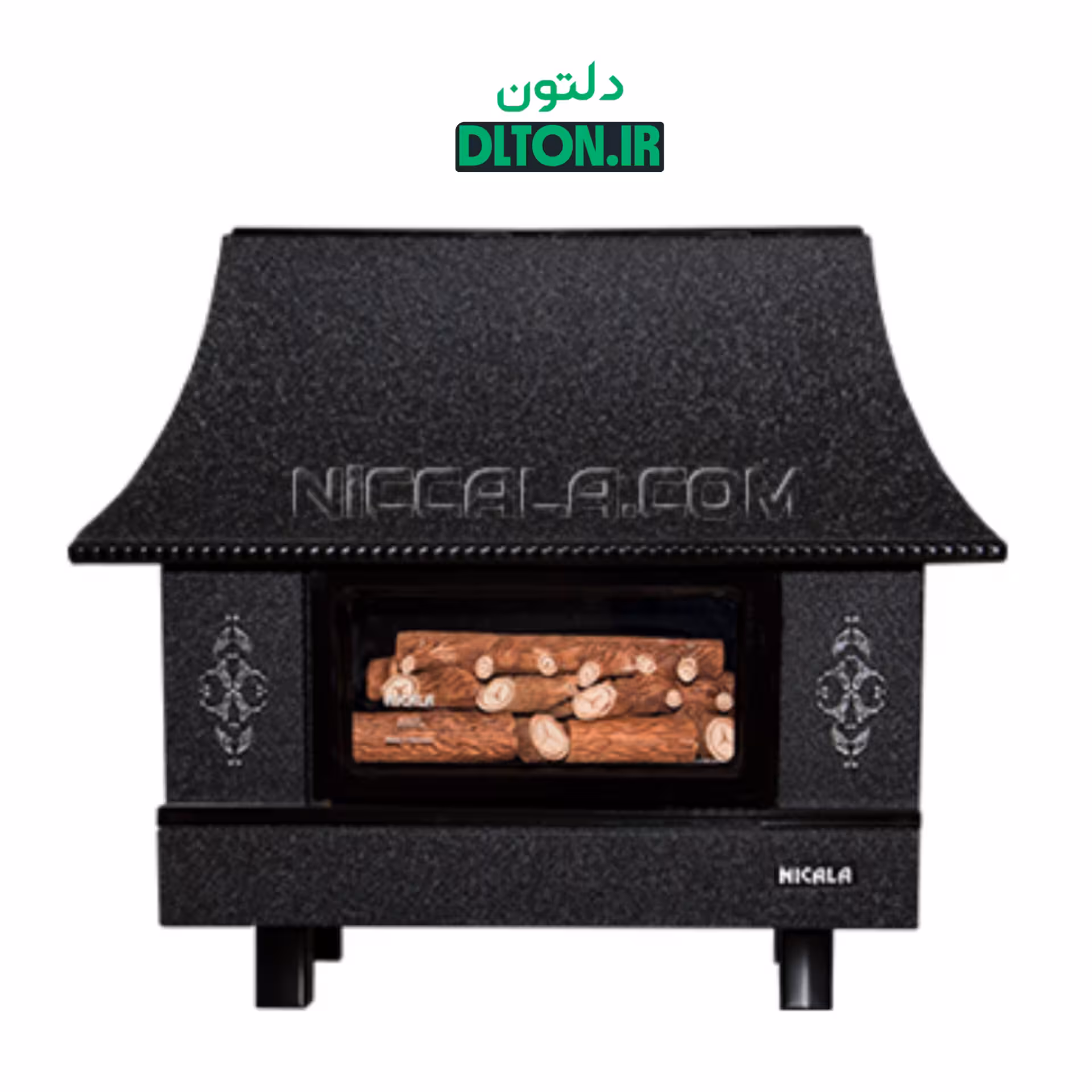 بخاری گازی شومینه ای نیک کالا 25000 مدل ثمین MC25