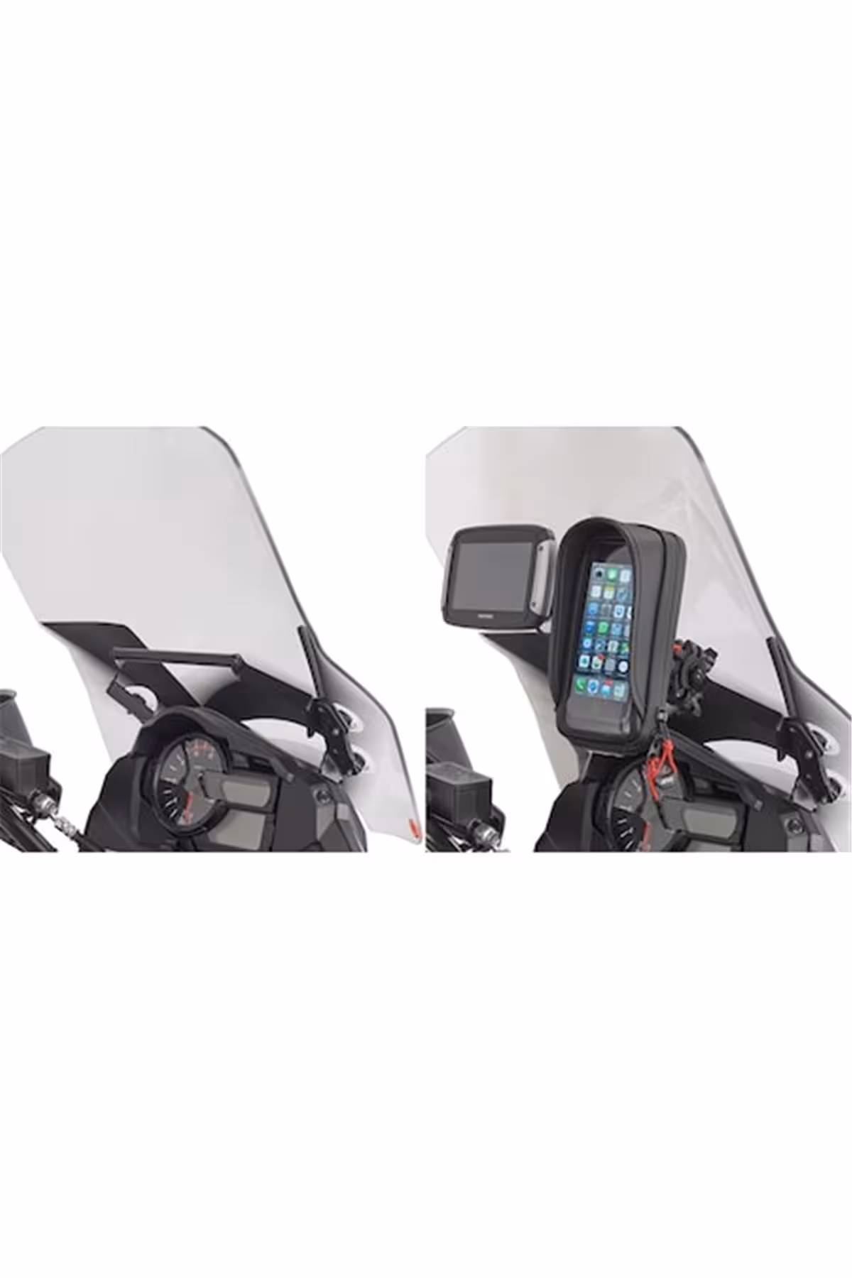 میله هوشمند موتورسیکلت FB3114 DL 1000 V STROM 17 18 پشت شیشه جلو را نگه می دارد Givi