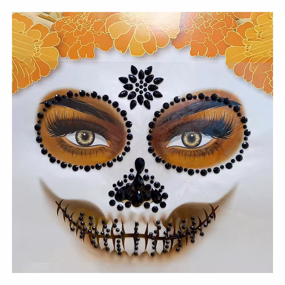 برچسب اسکلتی صورت