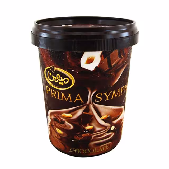 بستنی پریما سمفونی شیری شکلاتی میهن 350 گرمی