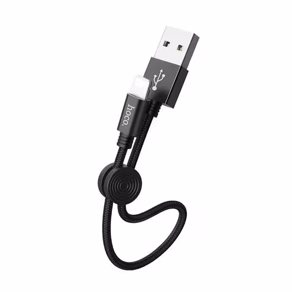 کابل تبدیل USB به لایتنینگ 25 سانتیمتر هوکو X35