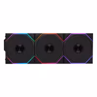 فن کیس لیان لی UNI FAN TL120 LCD Wireless Black بسته 3 عددی