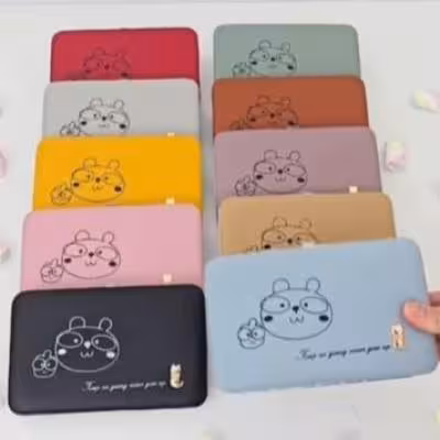 کیف پول تبلتی با هولدر گوشی و بند مچی و جاکارتی ارسال رایگان