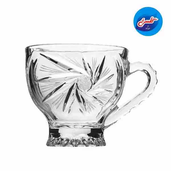فنجان پایه‌دار خورشیدی بسته 6 عددی