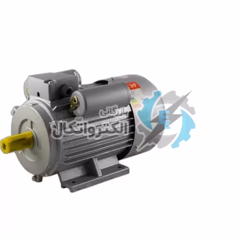 الکتروموتور ایده آل تکفاز 0.5 اسب 0.37 کیلووات پوسته چدن