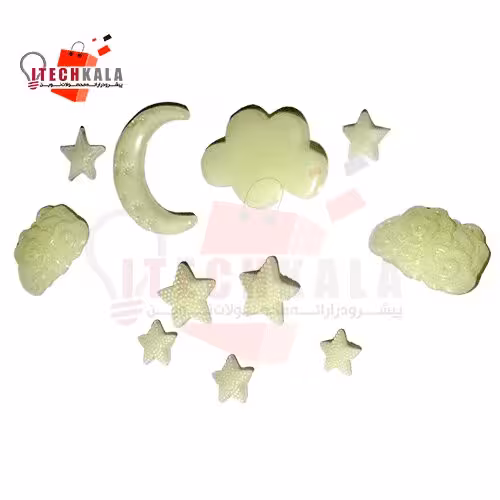 ماه و ستاره و ابر شب تاب