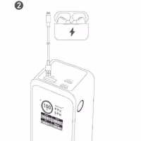 پاوربانک انکر مدل A1340 ظرفیت 27650 میلی آمپر ساعت