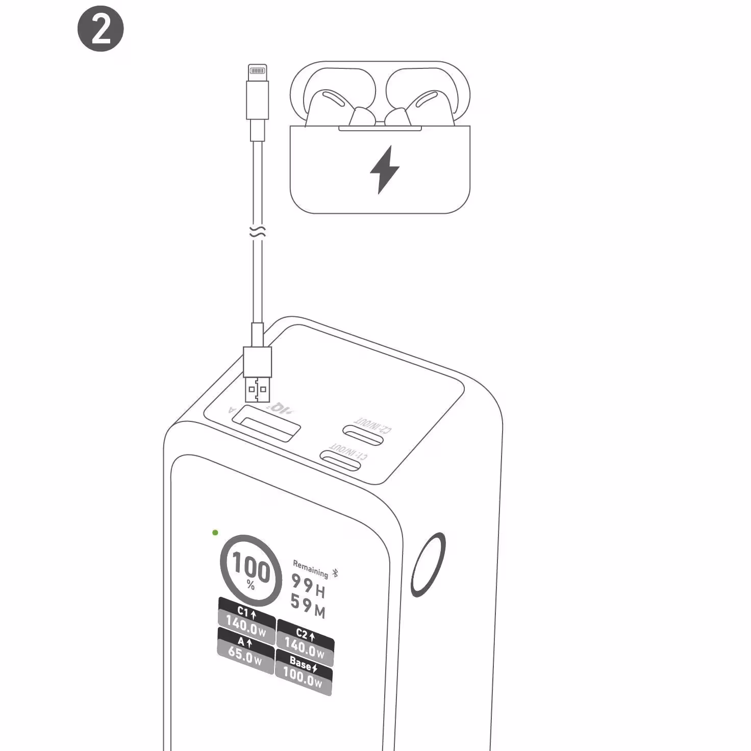 پاوربانک انکر مدل A1340 ظرفیت 27650 میلی آمپر ساعت
