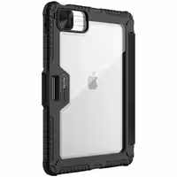 کاور کلاسوری نیمه شفاف آیپد پرو 11 اینچ 2024، بامپردار، برند نیلکین مدل Bumper Leather Case Pro