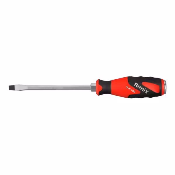 پیچ گوشتی تکی دسته TPR ضربه خور 150×8 دوسو