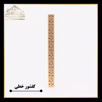 کفشور خطی مانا حبابی طلایی 600*70 mm ورق2میل استیل304