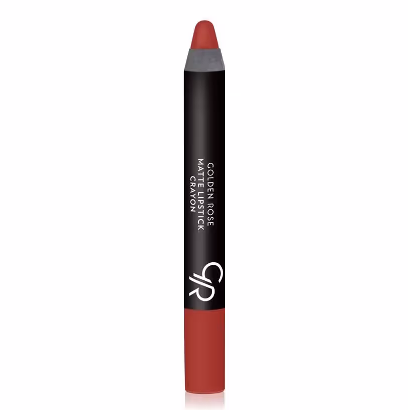 رژ لب مدادی مات گلدن رز Golden rose مدل Crayon شماره 8