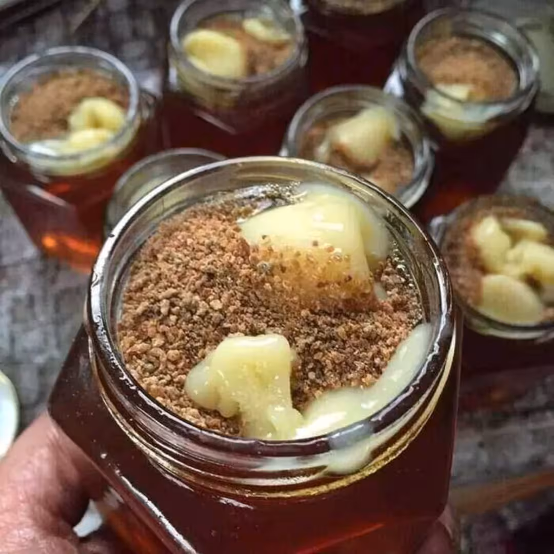 ترکیبات عسل و گرده گل و ژل رویال 20 گرم طبیعی