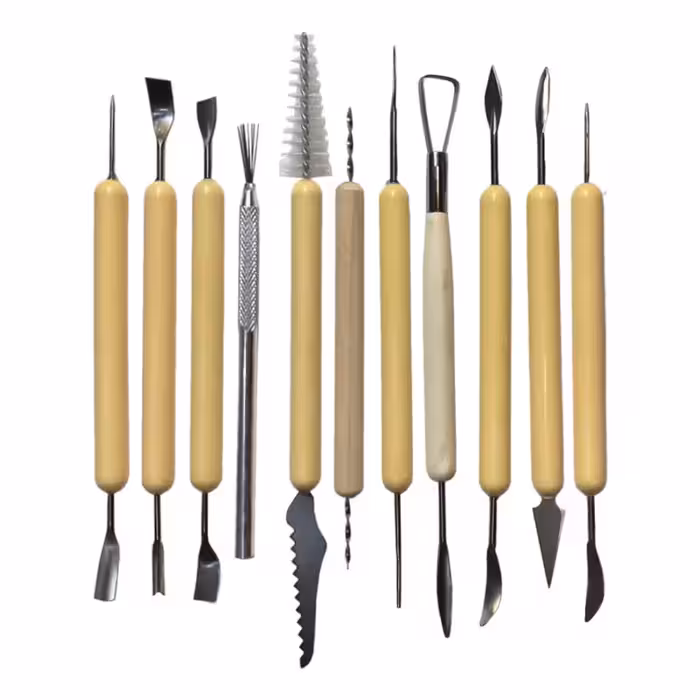 ابزار سفالگری مدل Keep Smiling مجموعه 11 عددی | چاوه