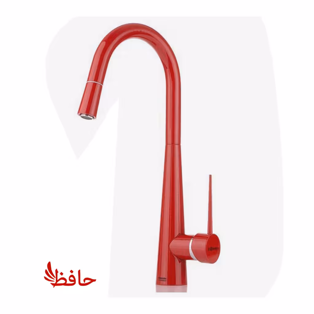 شیر ظرفشویی شاوری شودر مدل ایتن قرمز