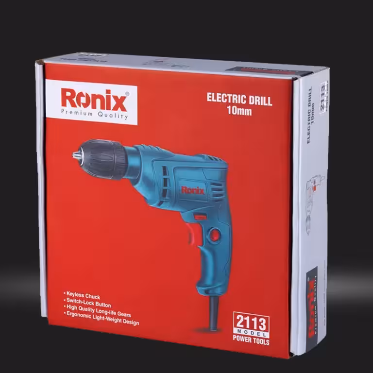 دریل برقی 10 میلی متری اتوماتیک 2113 رونیکس