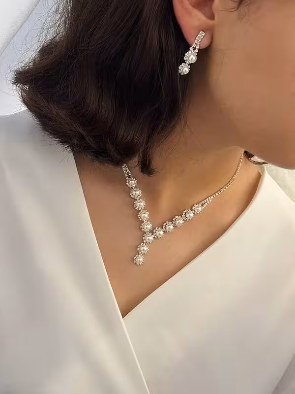 نیمست زنانه مجلسی تمام نگین کاری شده