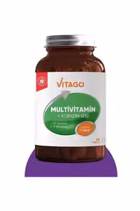 قرص مولتی ویتامین کوآنزیم Q-10 برند Vitago - بسته 60 عددی